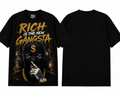 Rich Is The New Gangsta™ – Stay Silent Tee (Black/Gold)