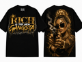 Rich Is The New Gangsta™ – No Fear Tee (Black/Gold) With Original Logo